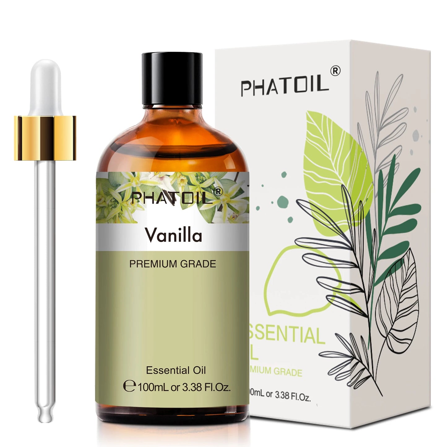 Aceite Esencial PHATOIL 100ml - Puro para Relajarse Aromaterapia y Cuidado Natural