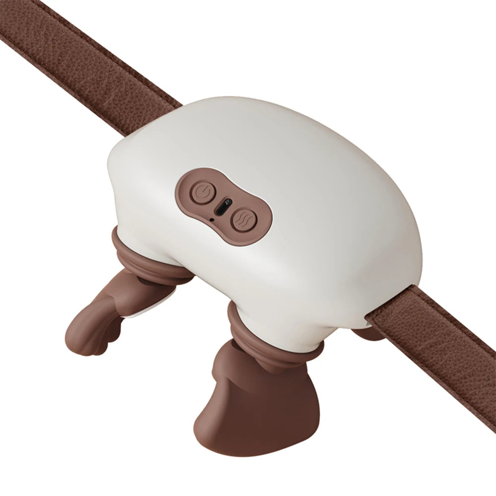 Masajeador Cervical 4D "Hand-Sense": Alivio Profundo de Trapecio y Cuello con Simulación de Manos