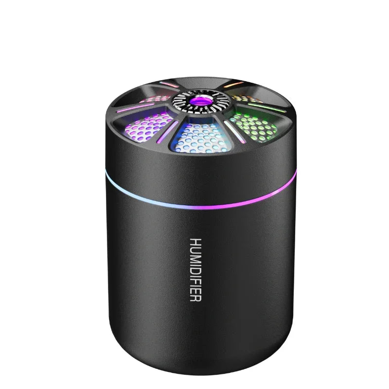 Mini Humidificador Ultra-Potente 180ml: Difusor de Aromas con Luces LED para Coche y Escritorio