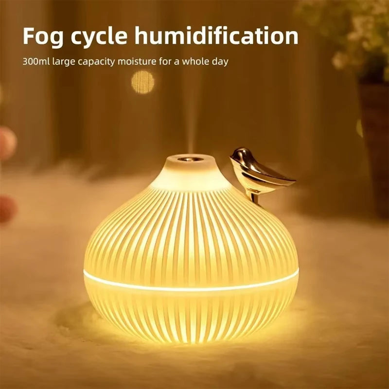 Humidificador "Small Onion": Difusor de Aromas Portátil con Diseño Creativo y Antiderrames
