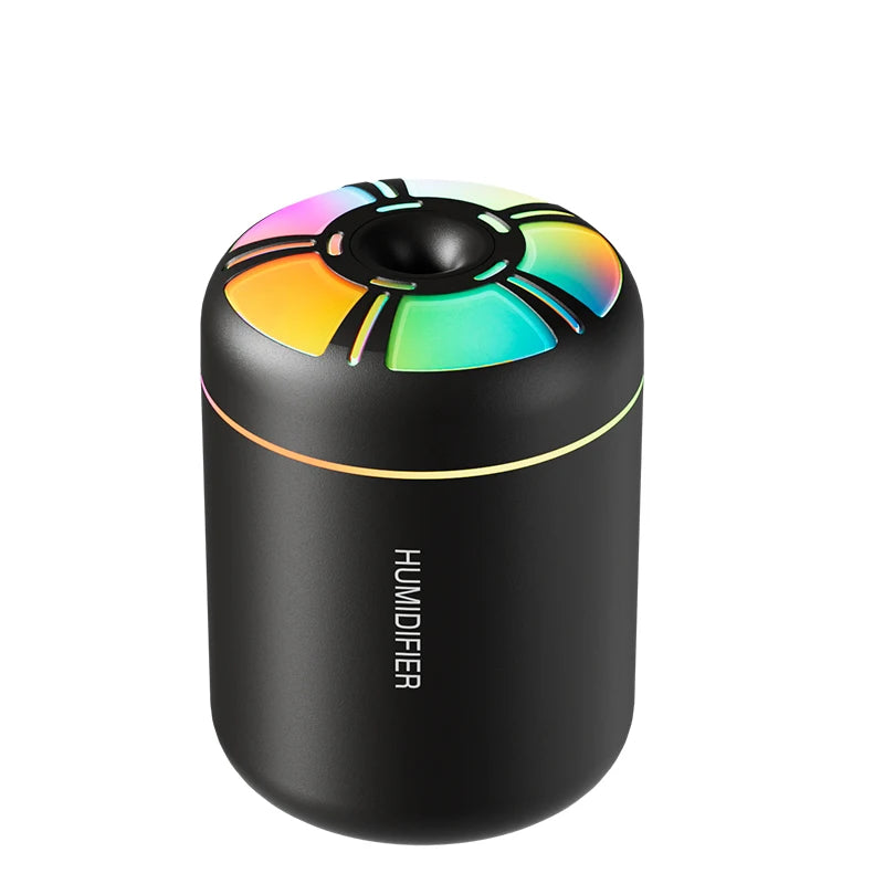 Mini Humidificador Ultra-Potente 180ml: Difusor de Aromas con Luces LED para Coche y Escritorio