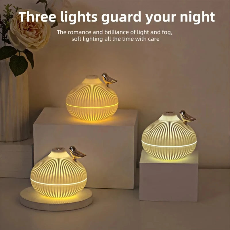 Humidificador "Small Onion": Difusor de Aromas Portátil con Diseño Creativo y Antiderrames