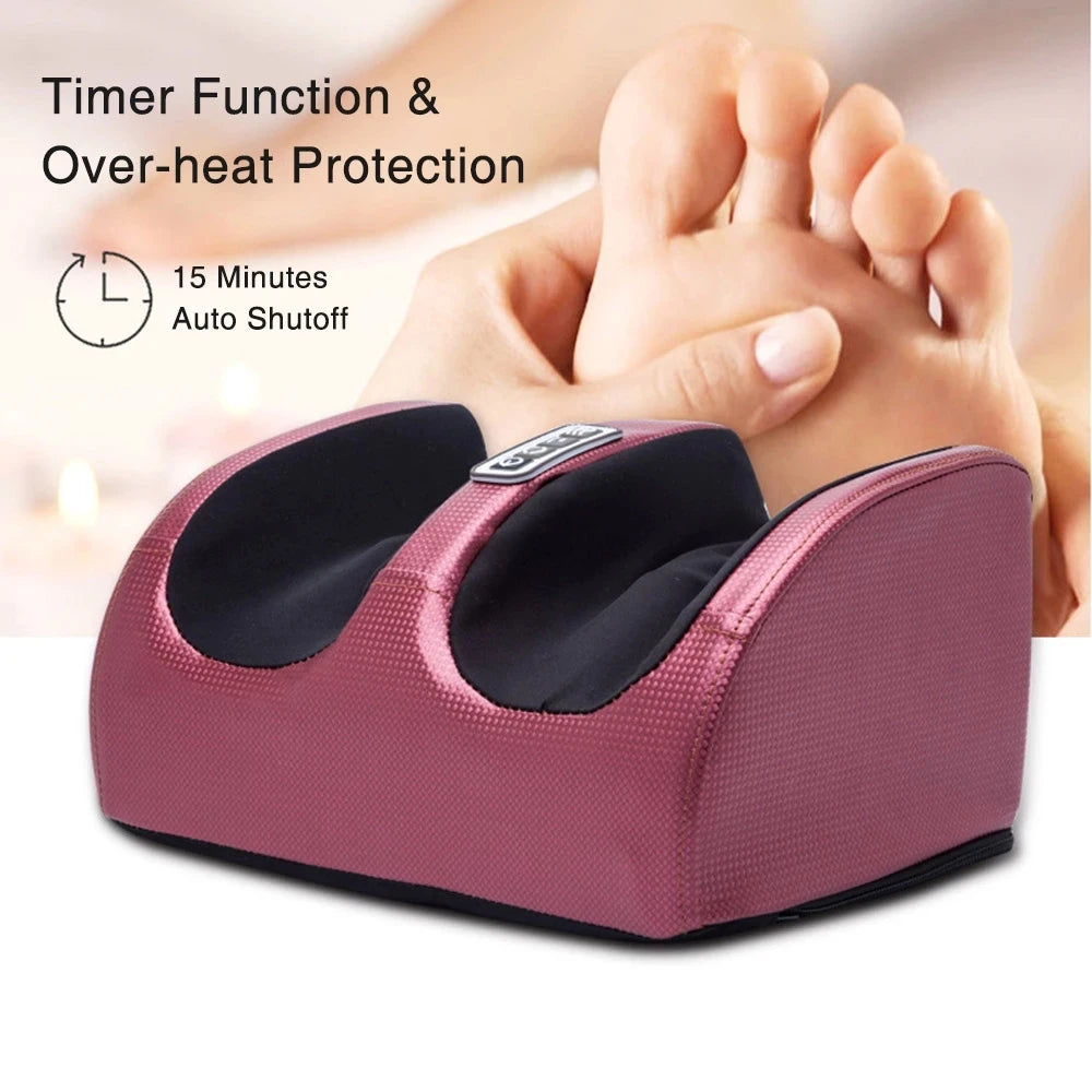 Masajeador de Pies Shiatsu Pro: Amasado Profundo 3D con Calor Terapéutico y 3 Intensidades